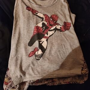 Spider-Man Gray Tank Top